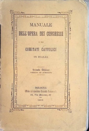 Manuale dell opera dei - manuale,