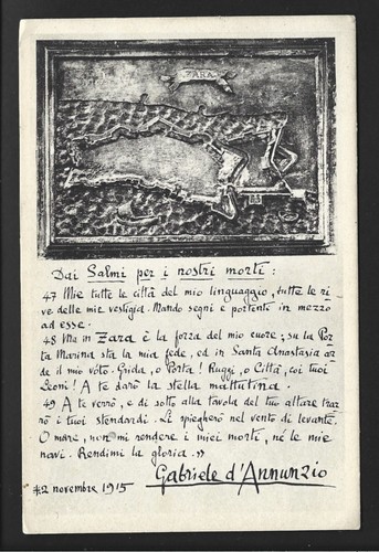 Cartolina beneficio dei - cartolina,