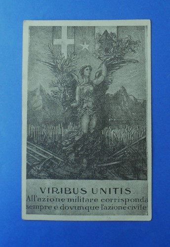 Viribus unitis fed postcard - viribus, fed.