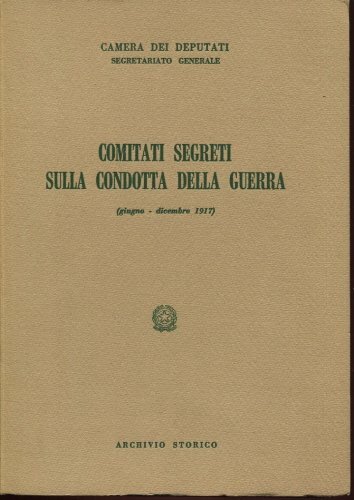 Comitati segreti sulla - comitati,