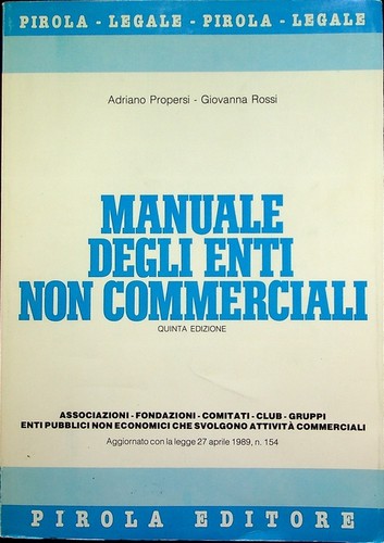 Manuale degli enti non